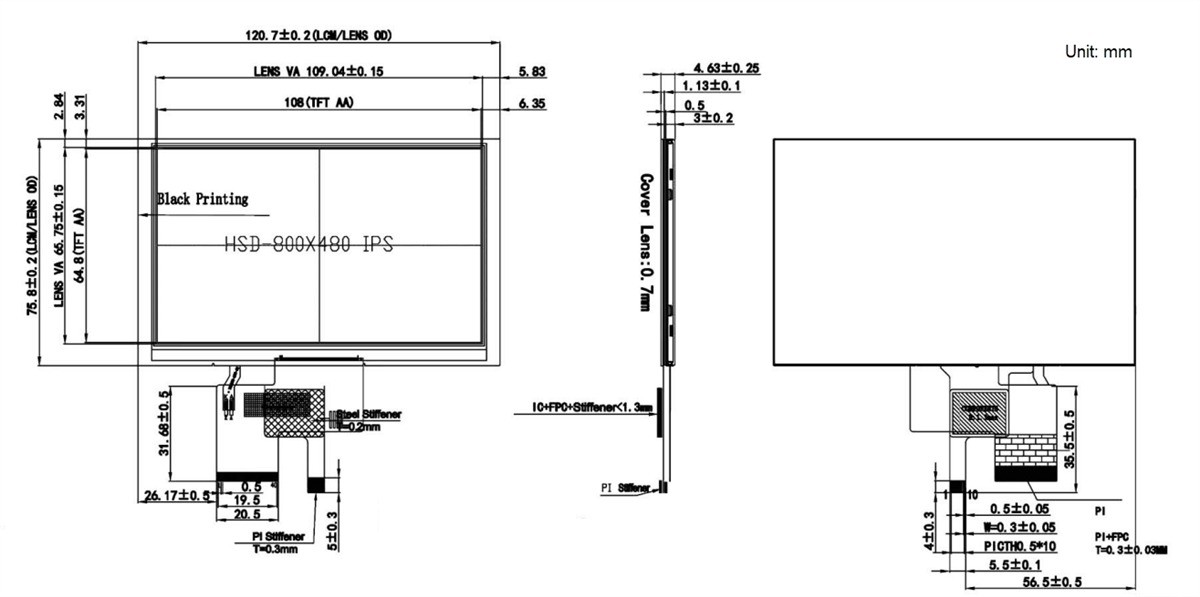 Mechanical Drawing - 4D LCD 5.0